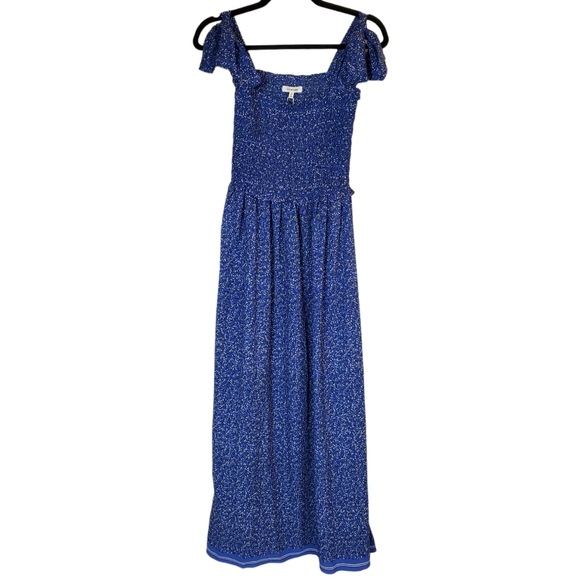 NWT MAX STUDIO Long Blue Maxi Sun Dress, Beachwear, Sz Small - Picture 10 of 16